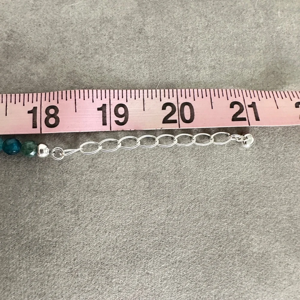 Faceted Apatite bead Necklace by Jay King - Picture 7 of 7